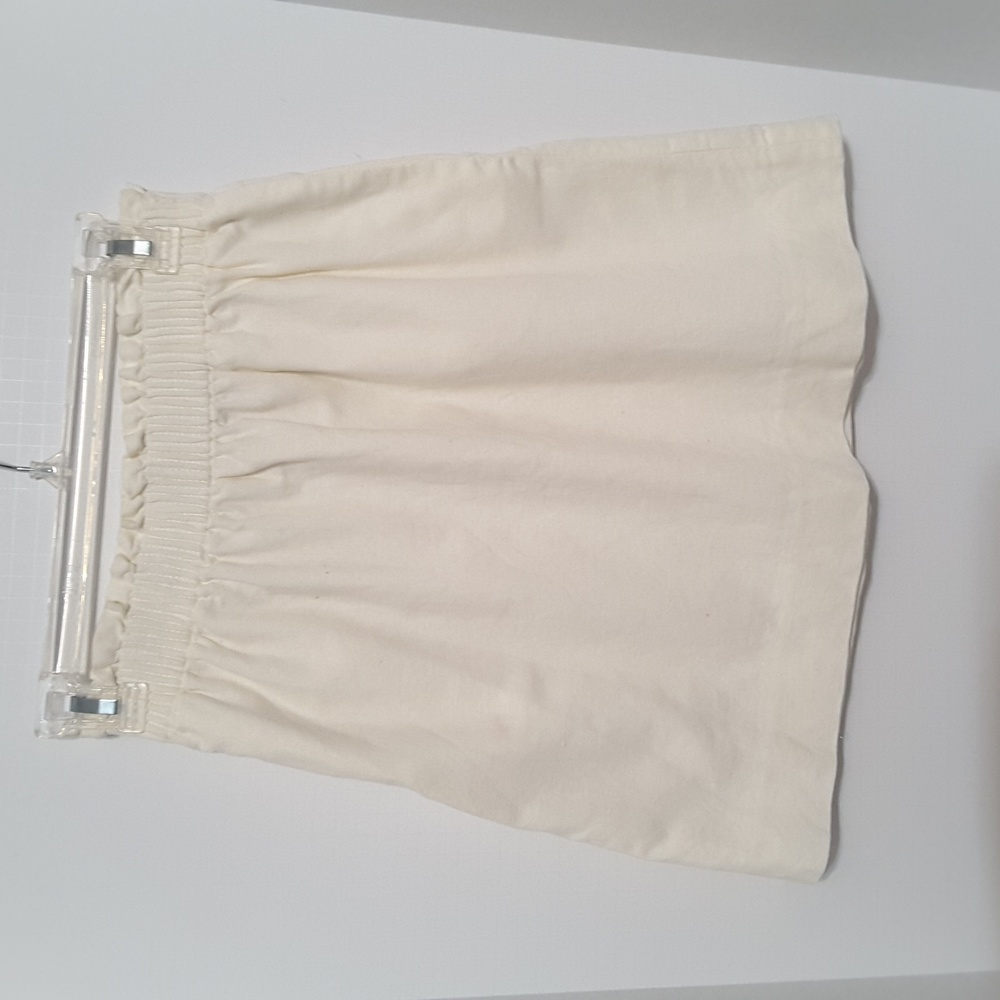 J Crew Cream Linen Blend Skirt sz 0